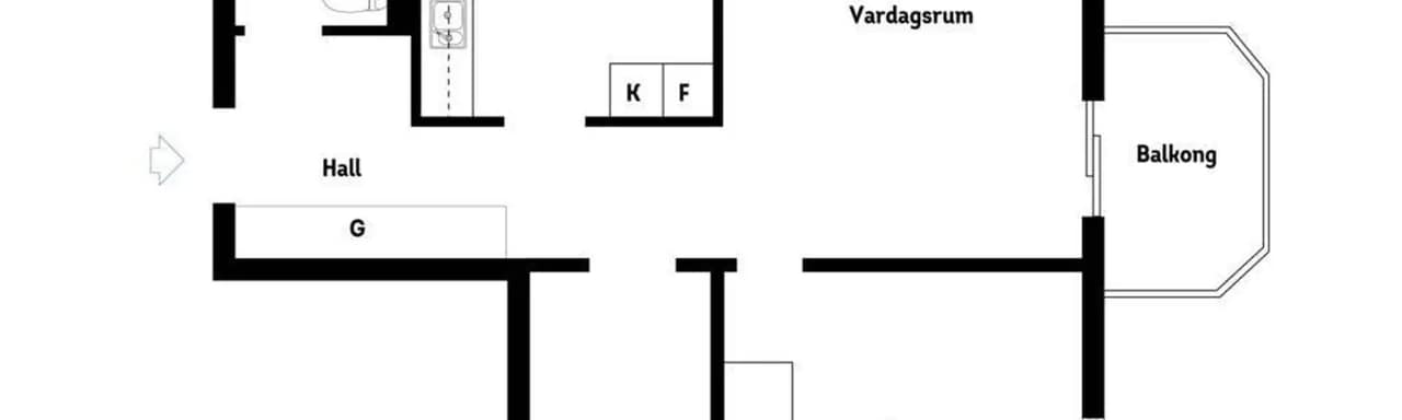 Floor plan for Lavettvägen 35