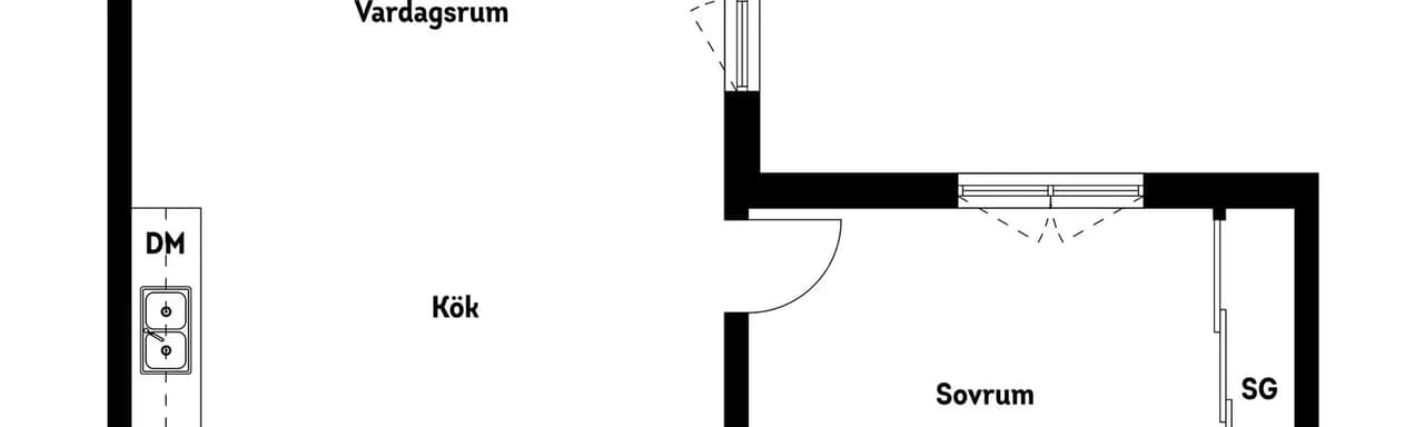 Floor plan for Grenvägen 1