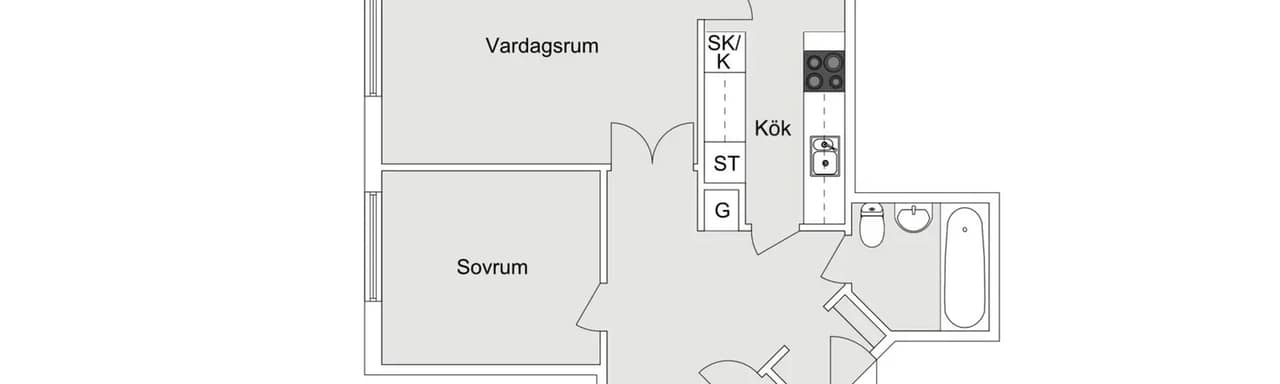 Planritning för Harpsundsvägen 89