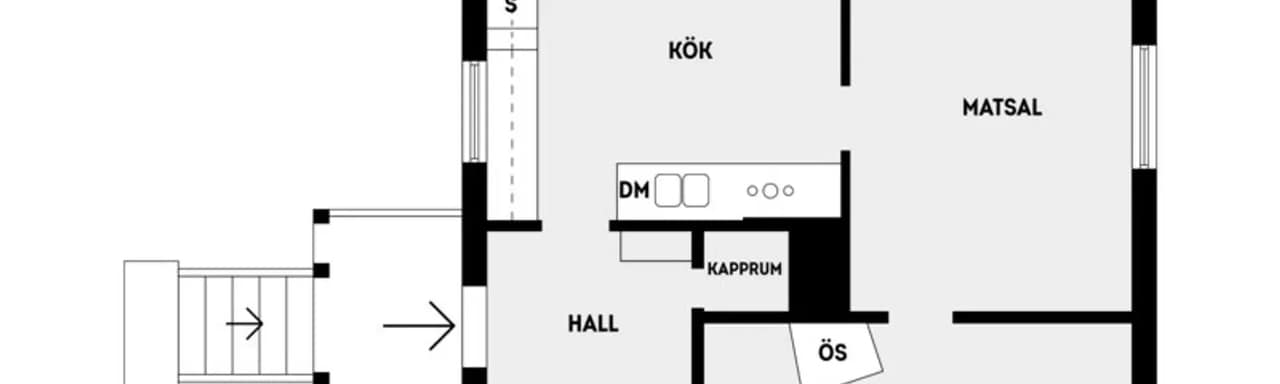 Floor plan for Ytterbyvägen 9