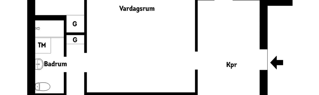 Planritning för Jutevägen 22