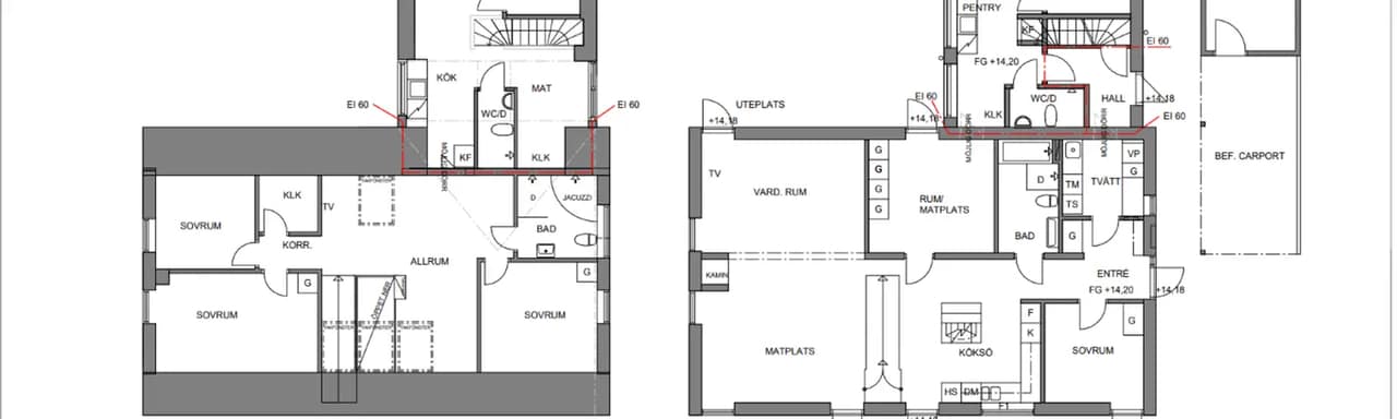 Floor plan for Husmansvägen 11