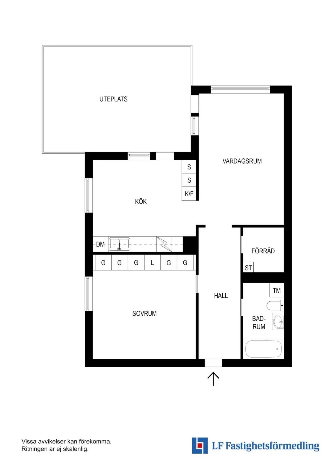 Floor plan for Fridshyddevägen 11