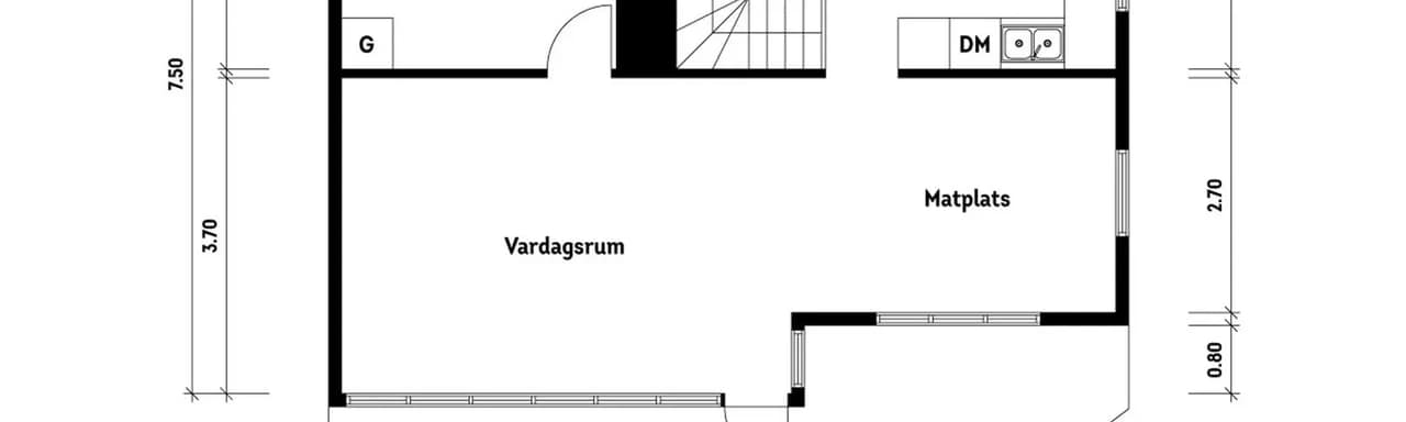 Floor plan for Heljereds byväg 35