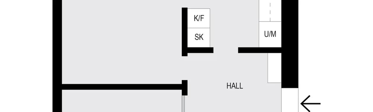 Floor plan for Årstavägen 111, vån 3/3