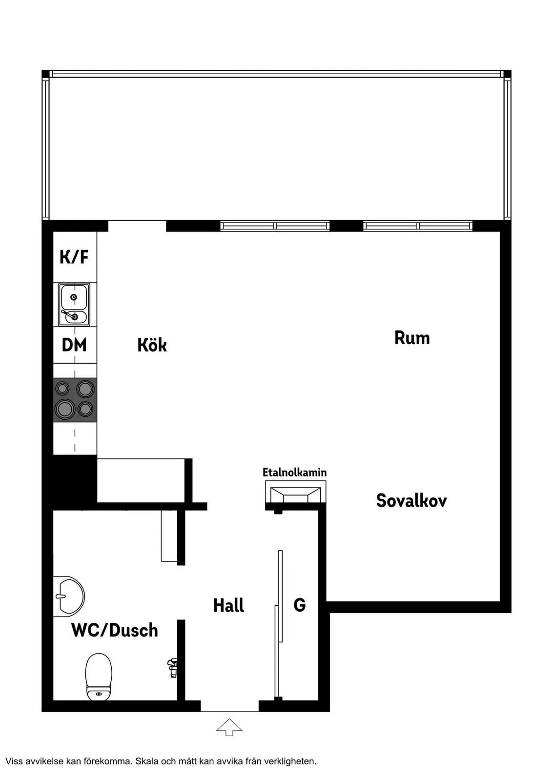 Planritning för Siklöjevägen 11