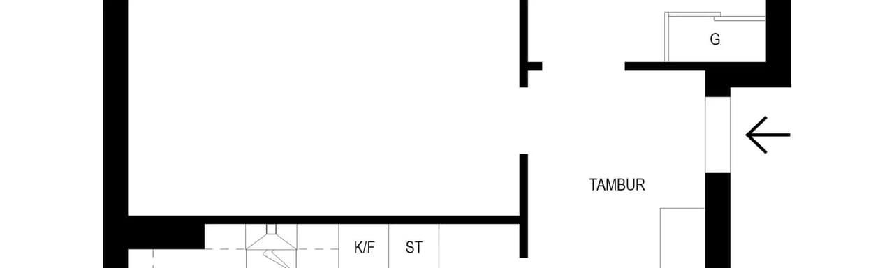 Planritning för Spångavägen 8