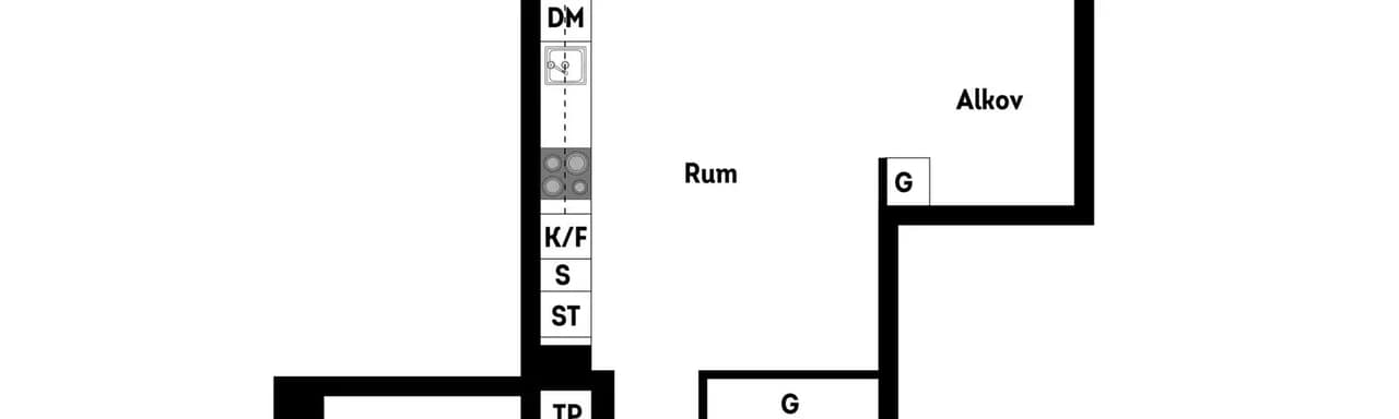 Planritning för Hamngatan 13A
