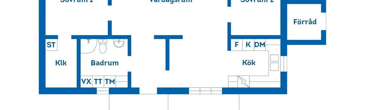 Planritning för Vårbrisvägen 7A