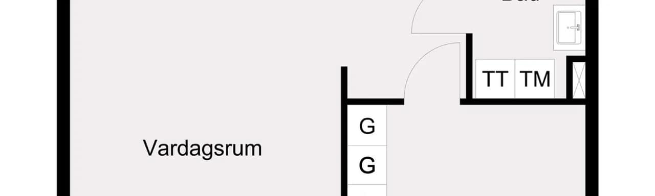 Planritning för Centralvägen 2E