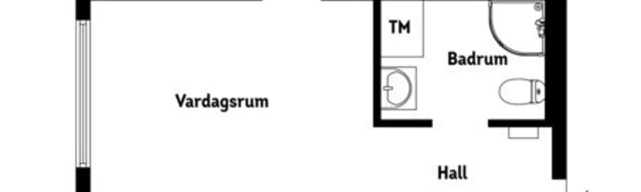 Floor plan for Kista gårdsväg 16