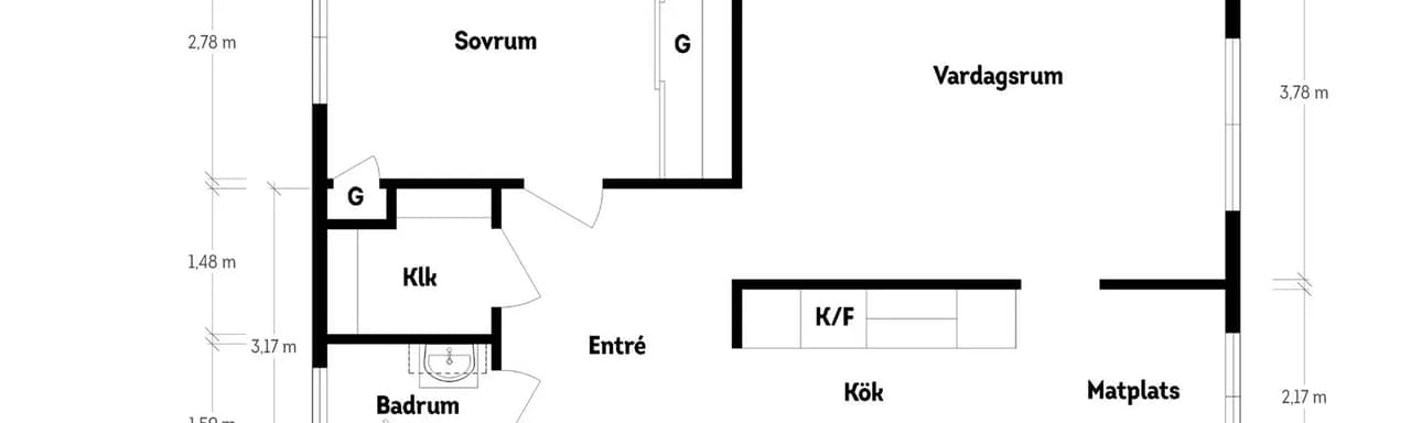 Planritning för Kabelgatan 20