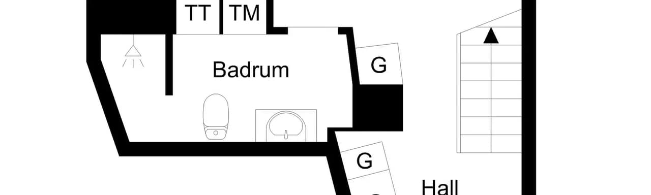 Floor plan for Stora Trädgårdsgatan 6B