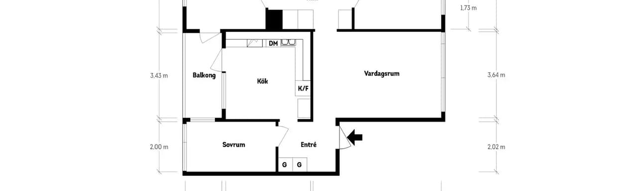 Floor plan for Doktor Forselius gata 24
