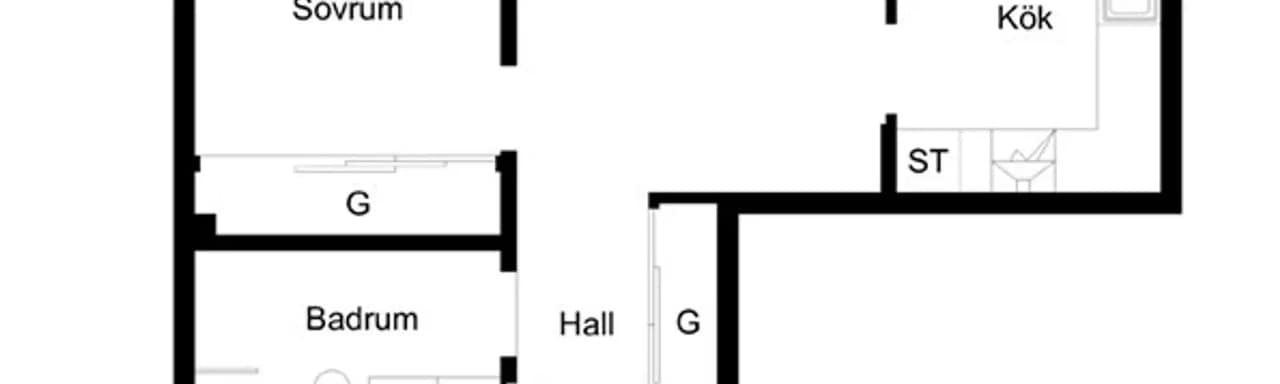 Planritning för Vimmerbyvägen 5
