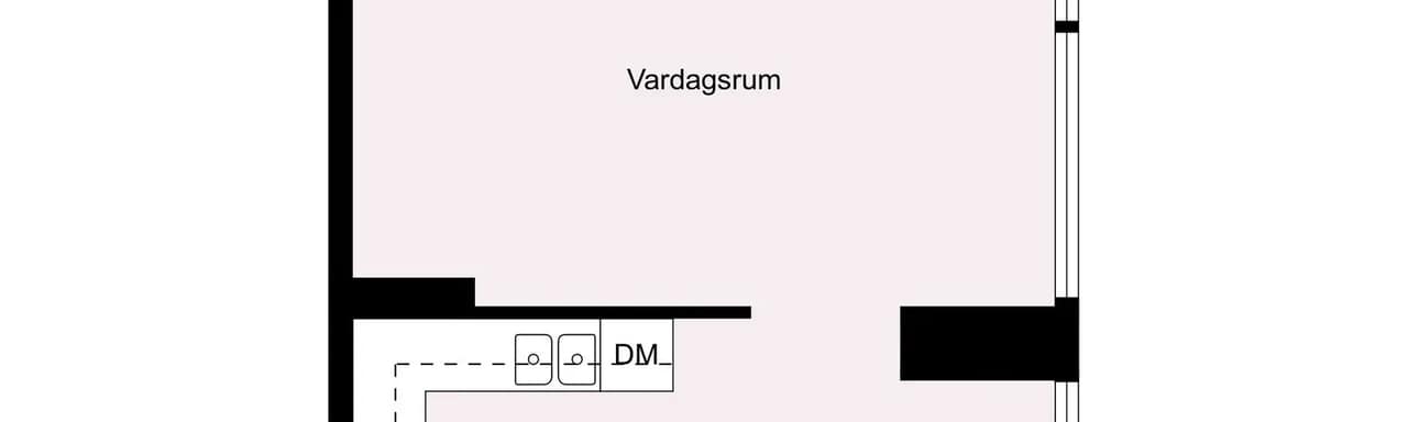 Floor plan for Rödkullastigen 3A
