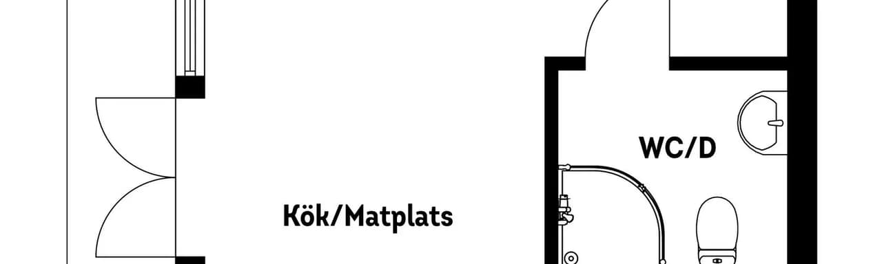 Planritning för Katrinebergsvägen 177