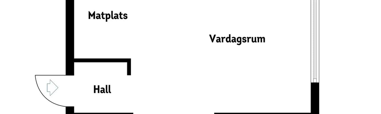 Floor plan for Skeppargatan 98, 4 tr