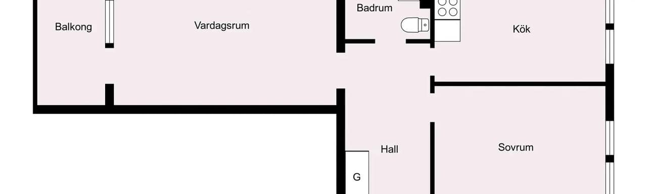 Floor plan for Hyacintgatan 33