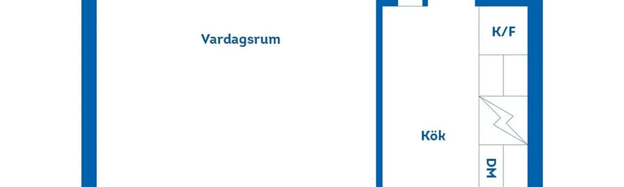 Planritning för Verkstadsvägen 8B