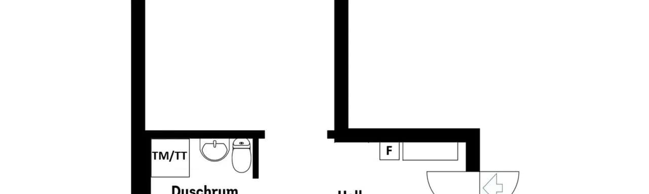 Planritning för Linnévägen 8B