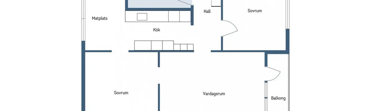Floor plan for Herrhagsvägen 15A