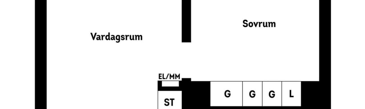 Floor plan for Anna Koskulls gata 3H