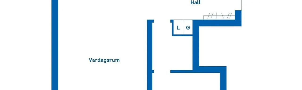 Floor plan for Trandaredsgatan 25