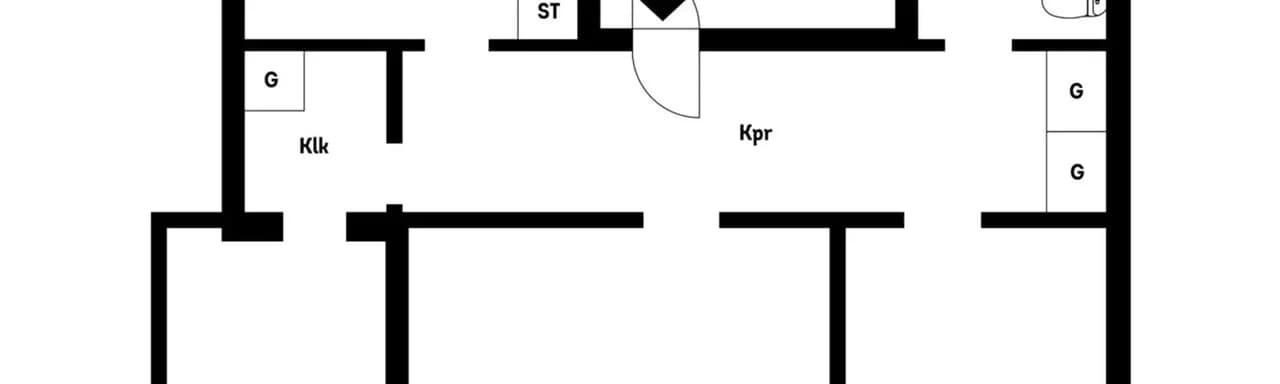 Floor plan for Pär lagerkvists väg 4