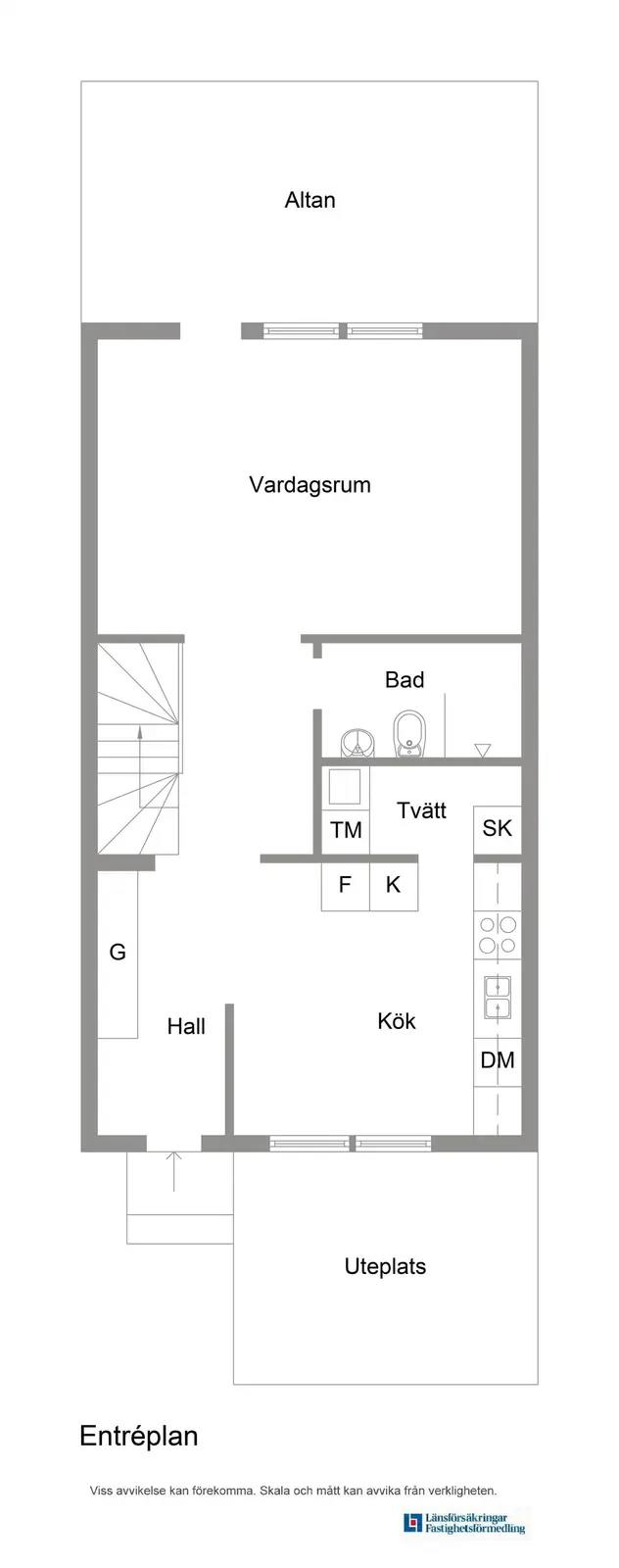 Floor plan for Näckrosvägen 7