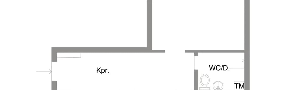 Planritning för Gunnilbogatan 6A