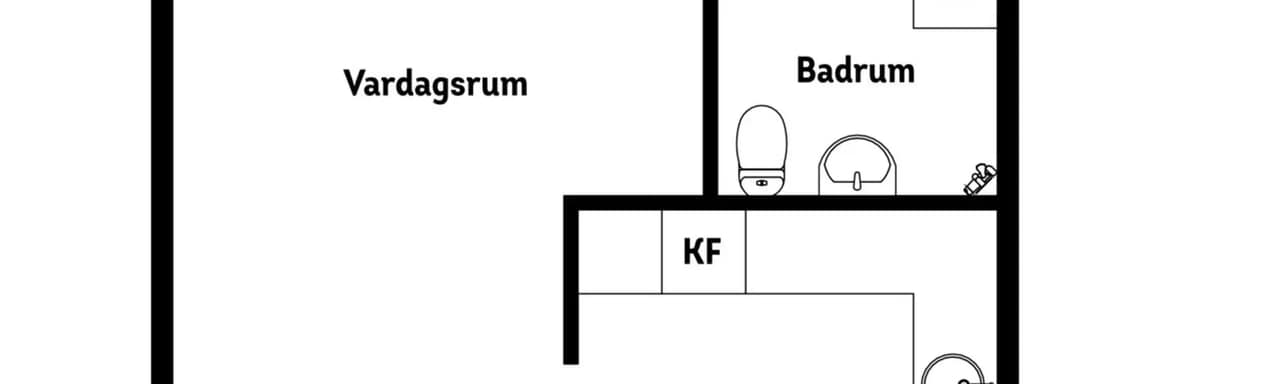 Planritning för Umeågatan 24B