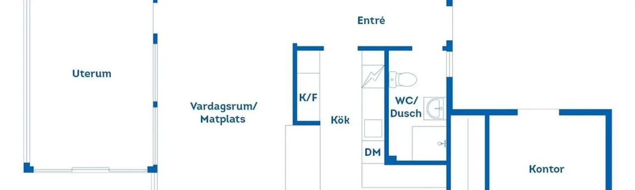 Floor plan for Tjädervägen 21
