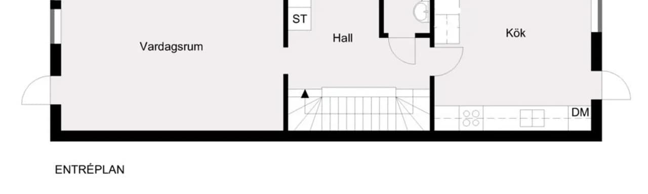 Floor plan for Jyllandsgatan 251