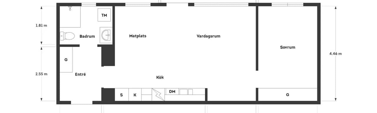Floor plan for Gubbe-Lars Väg 4