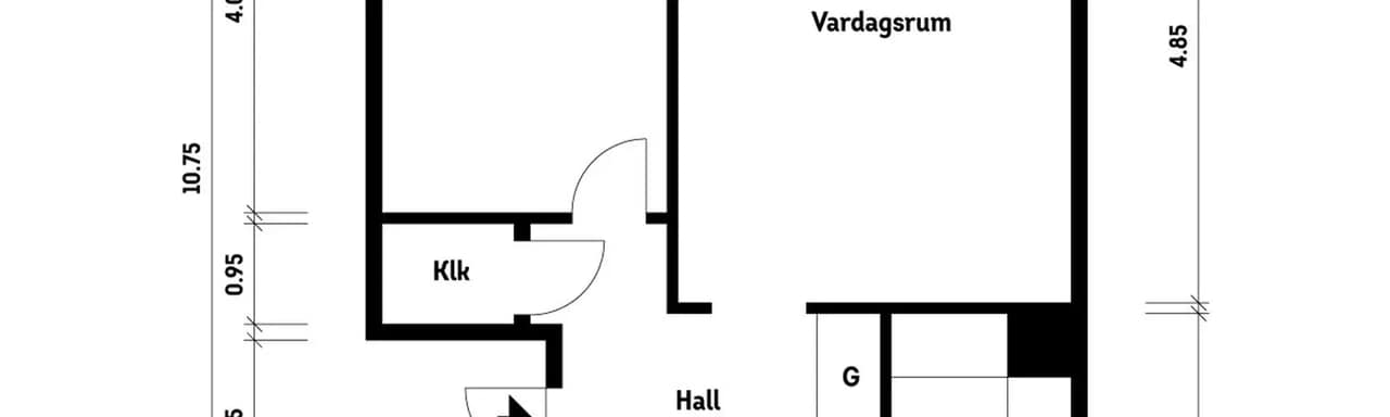 Planritning för Måns Bryntessonsgatan 23B