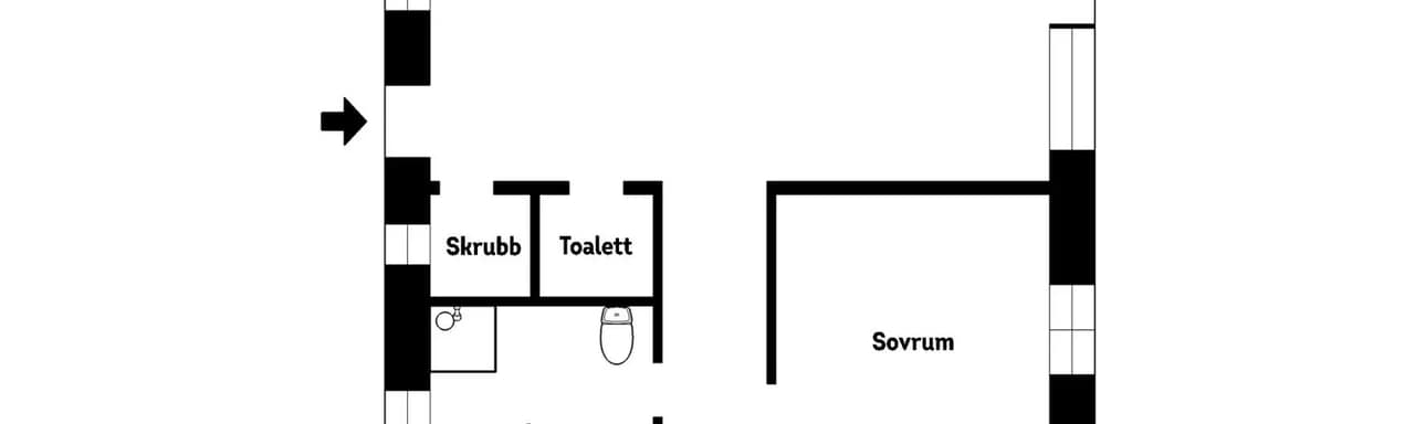 Floor plan for Veberöd 1291