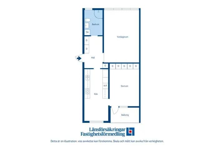 Floor plan for Orkestervägen 102
