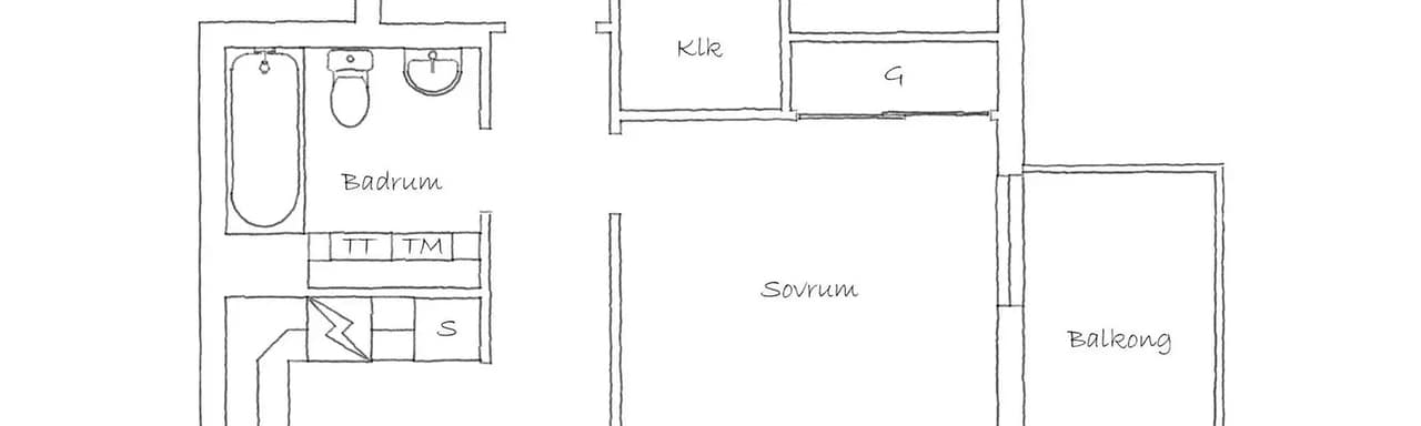 Planritning för Polhemsgatan 4