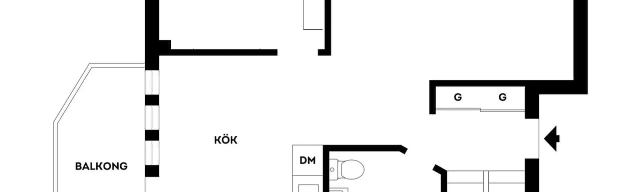 Floor plan for Söderbytorpsgatan 10