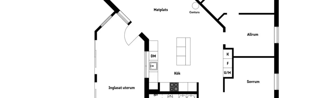Floor plan for Stålarms väg 7A