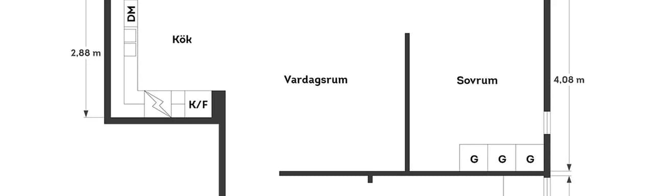 Floor plan for Solventilsgatan 4