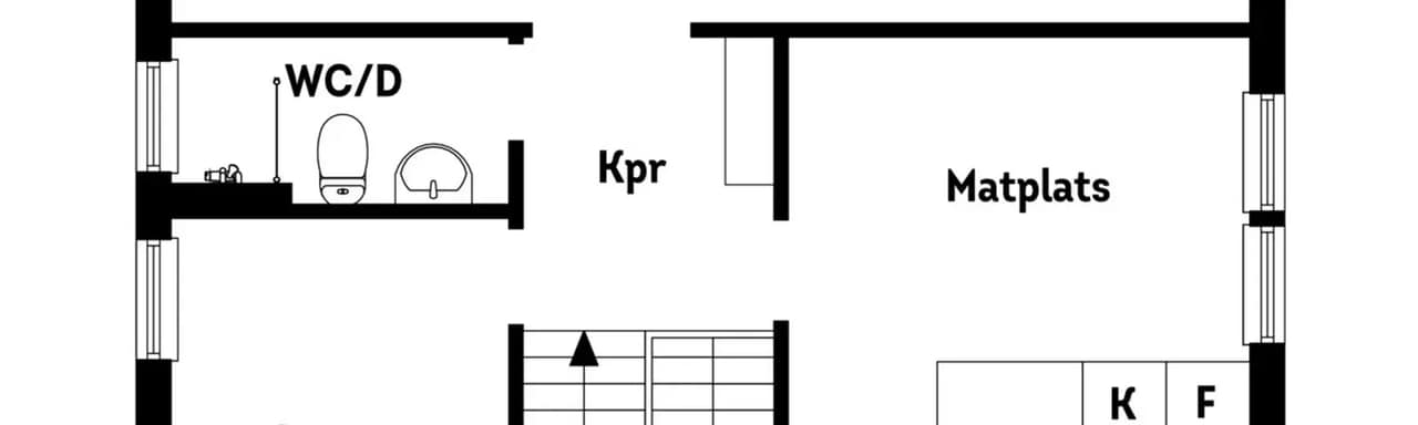 Floor plan for Abborrvägen 19