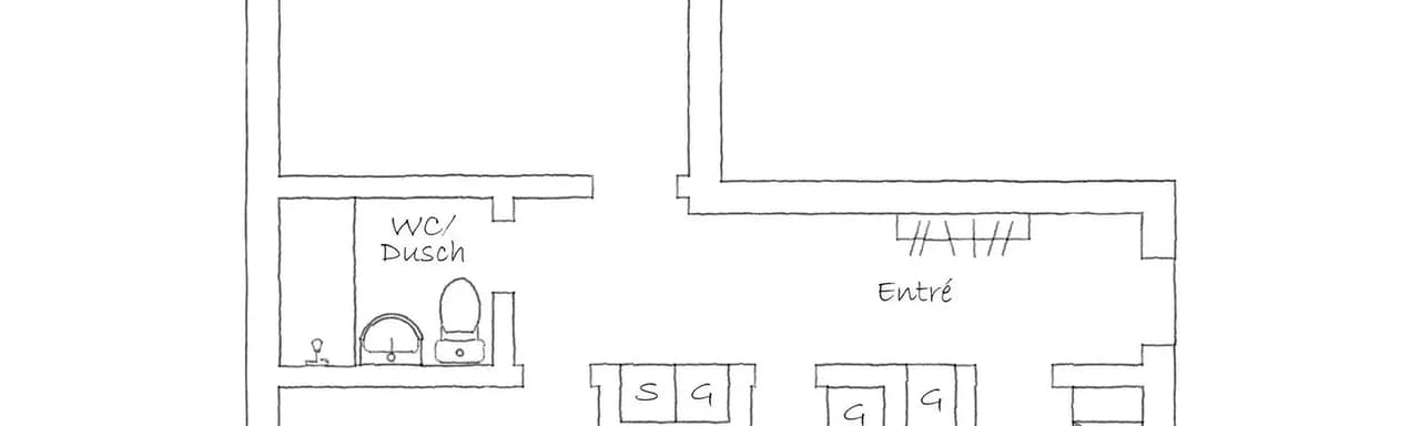 Planritning för Murargatan 28B