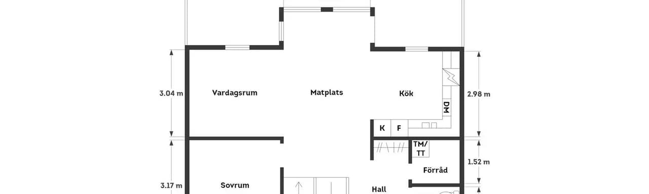 Floor plan for Höjdhopparegången 1