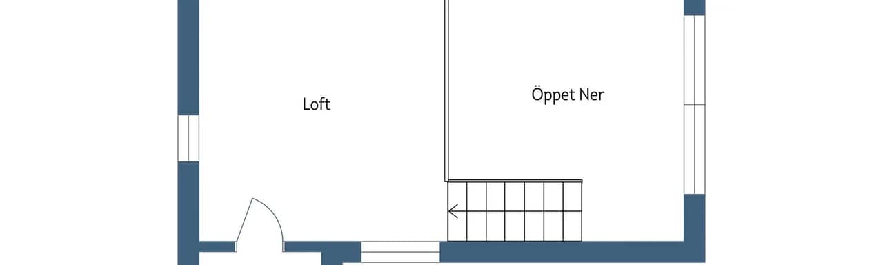 Planritning för Näckrosvägen 8A