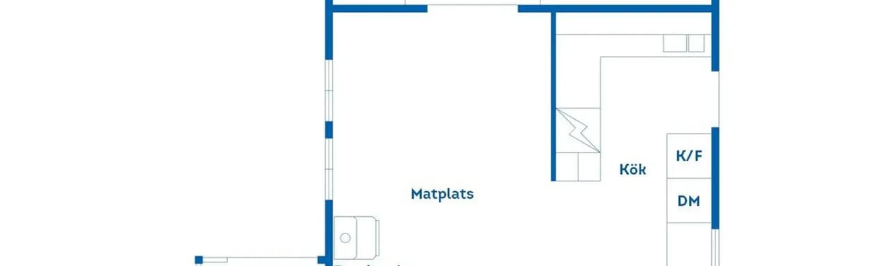 Planritning för Rödingvägen 6