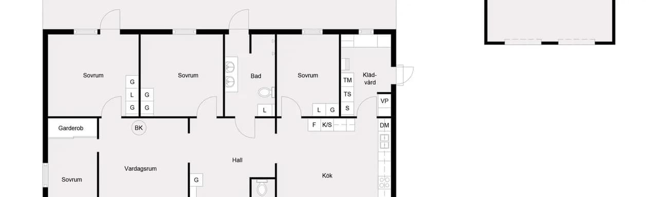 Floor plan for Vretalundsvägen 24