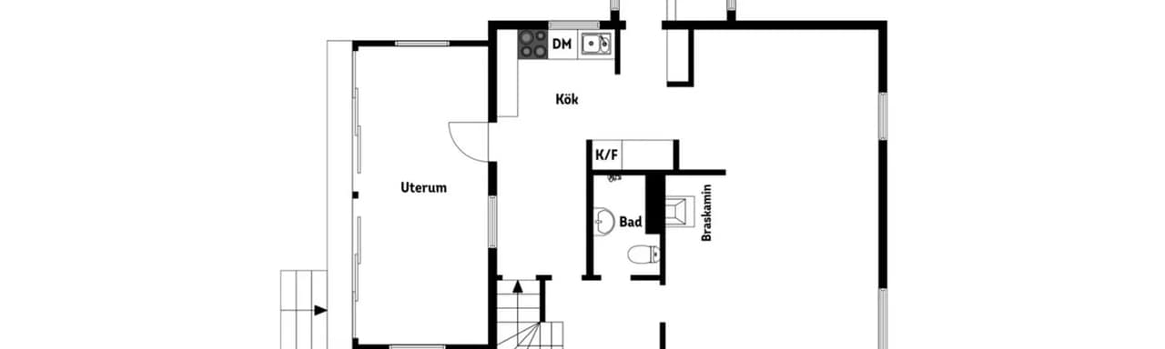 Floor plan for Kullagatan 188