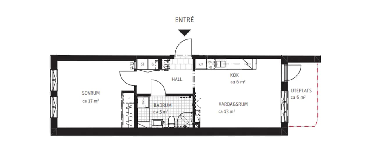 Planritning för Pilgatan 4, 0053